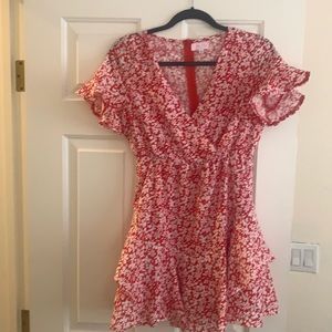 COPY - Pink lily flowered dress